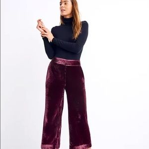 NWT Madewell Velvet Huston Pant